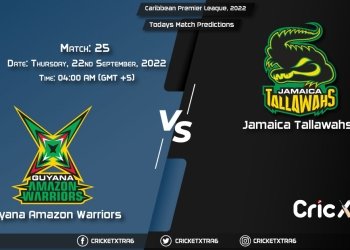 Caribbean Premier League, 2022, GUY vs JAM 25th Match Prediction, Fantasy Cricket Tips, Pitch Report and Injury Update