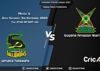Caribbean Premier League, 2022, JAM vs GUY 4th Match Prediction, Fantasy Cricket Tips, Pitch Report and Injury Update