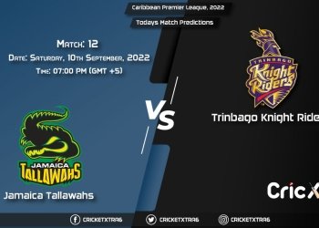 Caribbean Premier League, 2022, JAM vs TKR 12th Match Prediction, Fantasy Cricket Tips, Pitch Report and Injury Update