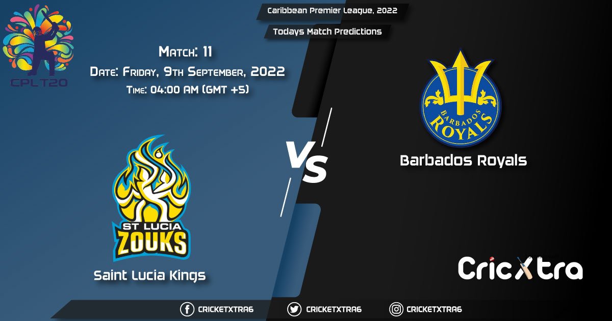 Caribbean Premier League, 2022, SLK vs BR 11th Match Prediction, Fantasy Cricket Tips, Pitch Report and Injury Update