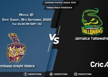 Caribbean Premier League, 2022, TKR vs JAM 21st Match Prediction, Fantasy Cricket Tips, Pitch Report and Injury Update