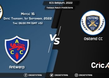 ECS Belgium, 2022, ANT vs OCC 16th Match Prediction, Fantasy Cricket Tips, Pitch Report and Injury Update