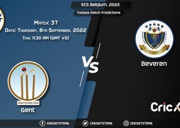 ECS Belgium, 2022, GEN vs BEV 37th Match Prediction, Fantasy Cricket Tips, Pitch Report and Injury Update