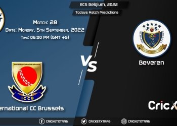 ECS Belgium, 2022, ICCB vs BEV 28th Match Prediction, Fantasy Cricket Tips, Pitch Report and Injury Update