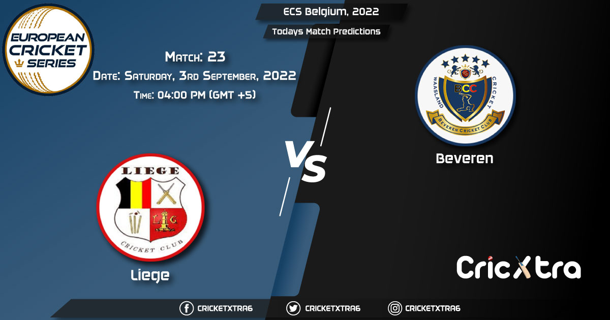 ECS Belgium, 2022, LIE vs BEV 23rd Match Prediction, Fantasy Cricket Tips, Pitch Report and Injury Update