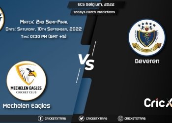 ECS Belgium, 2022, MECC vs BEV 2nd Semi-Final Match Prediction, Fantasy Cricket Tips, Pitch Report and Injury Update