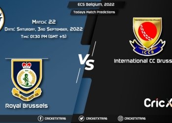 ECS Belgium, 2022, RB vs ICCB 22nd Match Prediction, Fantasy Cricket Tips, Pitch Report and Injury Update