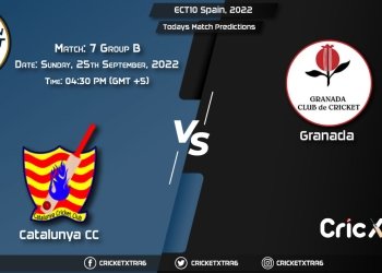 ECT10 Spain, 2022, CTL vs GRD Group B - Match 7 Prediction, Fantasy Cricket Tips, Pitch Report and Injury Update