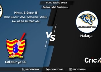 ECT10 Spain, 2022, CTL vs MAL Group B - Match 6 Prediction, Fantasy Cricket Tips, Pitch Report and Injury Update