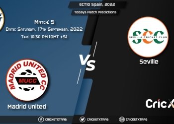 ECT10 Spain, 2022, MAU vs SEV Group A - Match 5 Prediction, Fantasy Cricket Tips, Pitch Report and Injury Update