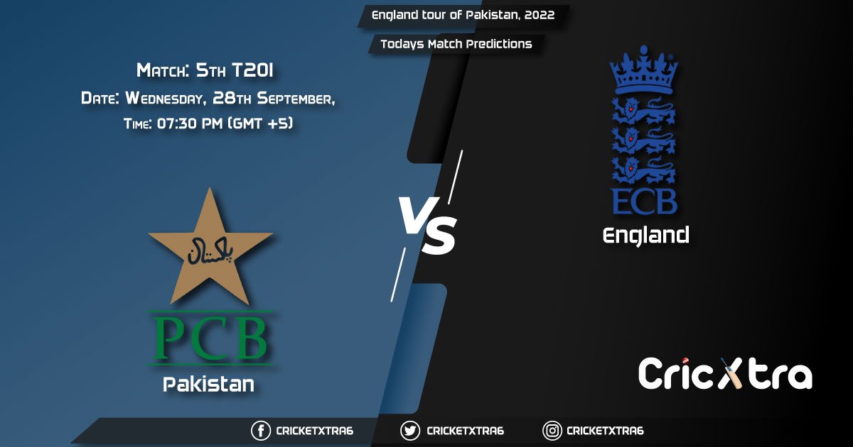 England tour of Pakistan, 2022, PAK vs ENG Match 5th T20I Prediction, Fantasy Cricket Tips, Pitch Report and Injury Update