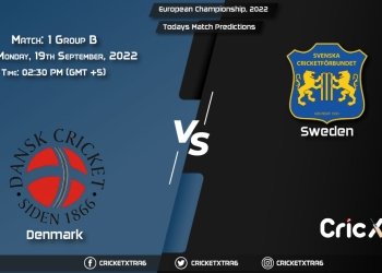 European Championship, 2022, DEN vs SWE Group B - Match 1 Prediction, Fantasy Cricket Tips, Pitch Report and Injury Update