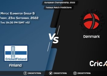 European Championship, 2022, FIN vs DEN Group B - Eliminator Prediction, Fantasy Cricket Tips, Pitch Report and Injury Update