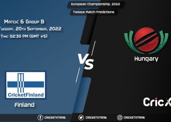 European Championship, 2022, FIN vs HUN Group B - Match 6 Prediction, Fantasy Cricket Tips, Pitch Report and Injury Update