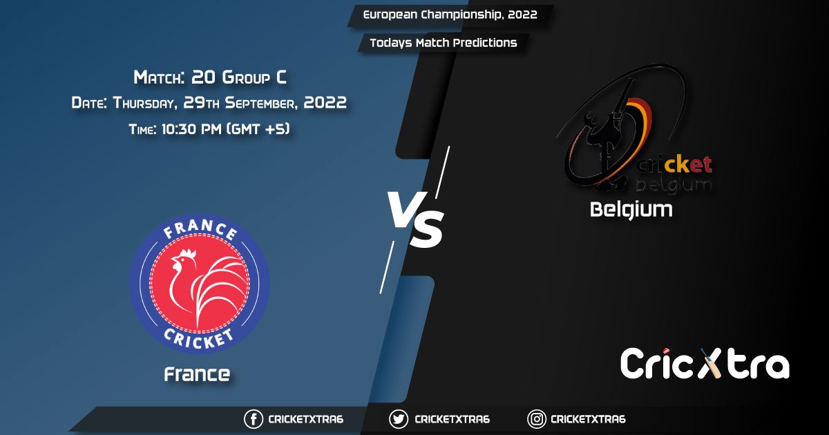 European Championship, 2022, FRA vs BEL Group C - Match 20 Prediction, Fantasy Cricket Tips, Pitch Report and Injury Update