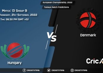 European Championship, 2022, HUN vs DEN Group B - Match 13 Prediction, Fantasy Cricket Tips, Pitch Report and Injury Update