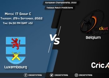 European Championship, 2022, LUX vs BEL Group C - Match 17 Prediction, Fantasy Cricket Tips, Pitch Report and Injury Update