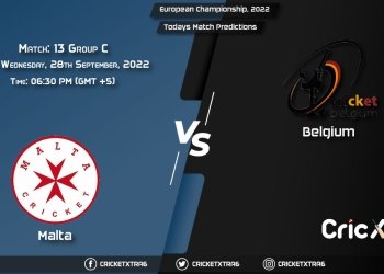 European Championship, 2022, MAL vs BEL Group C - Match 13 Prediction, Fantasy Cricket Tips, Pitch Report and Injury Update