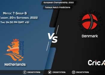 European Championship, 2022, NED-XI vs DEN Group B - Match 7 Prediction, Fantasy Cricket Tips, Pitch Report and Injury Update