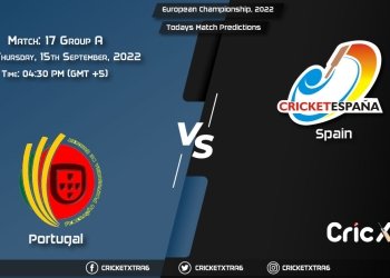 European Championship, 2022, POR vs SPA Group A - Match 17 Prediction, Fantasy Cricket Tips, Pitch Report and Injury Update