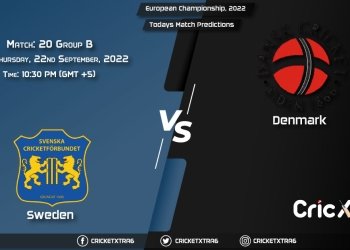 European Championship, 2022, SWE vs DEN Group B - Match 20 Prediction, Fantasy Cricket Tips, Pitch Report and Injury Update