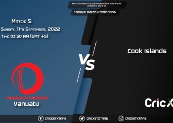 Men's T20 World Cup Sub Regional East Asia-Pacific Qualifier A, 2022-23, VAN vs CK 5th Match Prediction, Fantasy Cricket Tips, Pitch Report and Injury Update