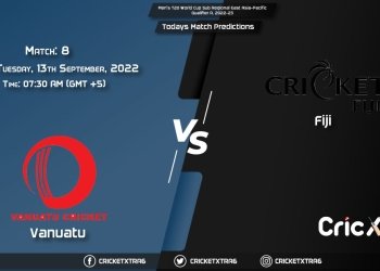 Men's T20 World Cup Sub Regional East Asia-Pacific Qualifier A, 2022-23, VAN vs FJ 8th Match Prediction, Fantasy Cricket Tips, Pitch Report and Injury Update
