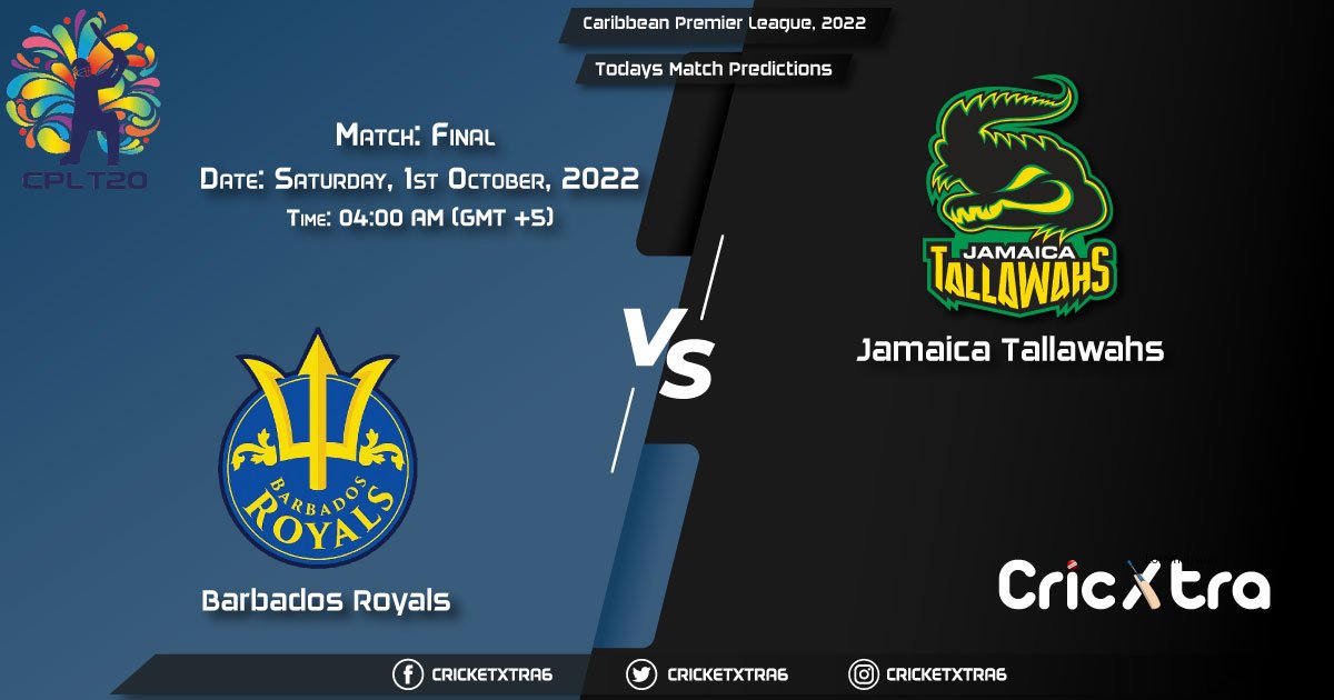 Caribbean Premier League, 2022, BR vs JAM Match Final Prediction, Fantasy Cricket Tips, Pitch Report and Injury Update