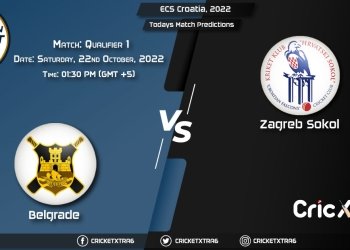 ECS Croatia, 2022, BEL vs ZAS Qualifier 1 Match Prediction, Fantasy Cricket Tips, Pitch Report and Injury Update