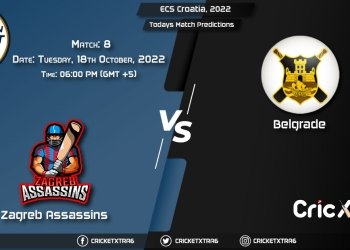 ECS Croatia, 2022, ZA vs BEL 8th Match Prediction, Fantasy Cricket Tips, Pitch Report and Injury Update