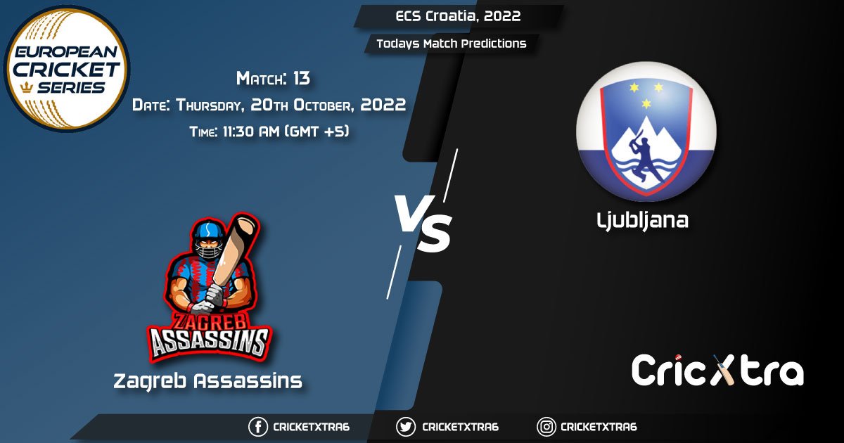 ECS Croatia, 2022, ZA vs LJU 13th Match Prediction, Fantasy Cricket Tips, Pitch Report and Injury Update