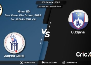 ECS Croatia, 2022, ZAS vs LJU 20th Match Prediction, Fantasy Cricket Tips, Pitch Report and Injury Update