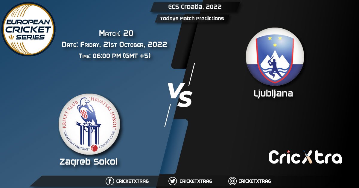 ECS Croatia, 2022, ZAS vs LJU 20th Match Prediction, Fantasy Cricket Tips, Pitch Report and Injury Update