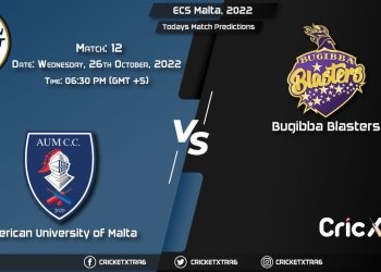 ECS Malta, 2022, AUM vs BBL 12th Match Prediction, Fantasy Cricket Tips, Pitch Report and Injury Update
