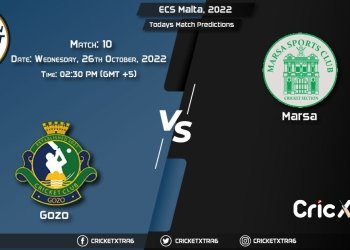 ECS Malta, 2022, GOZ vs MAR 10th Match Prediction, Fantasy Cricket Tips, Pitch Report and Injury Update