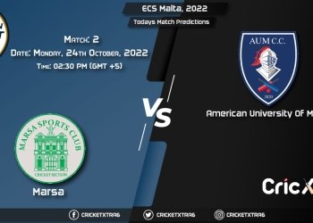 ECS Malta, 2022, MAR vs AUM 2nd Match Prediction, Fantasy Cricket Tips, Pitch Report and Injury Update