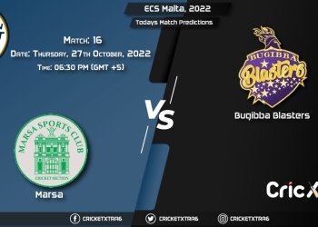 ECS Malta, 2022, MAR vs BBL 16th Match Prediction, Fantasy Cricket Tips, Pitch Report and Injury Update