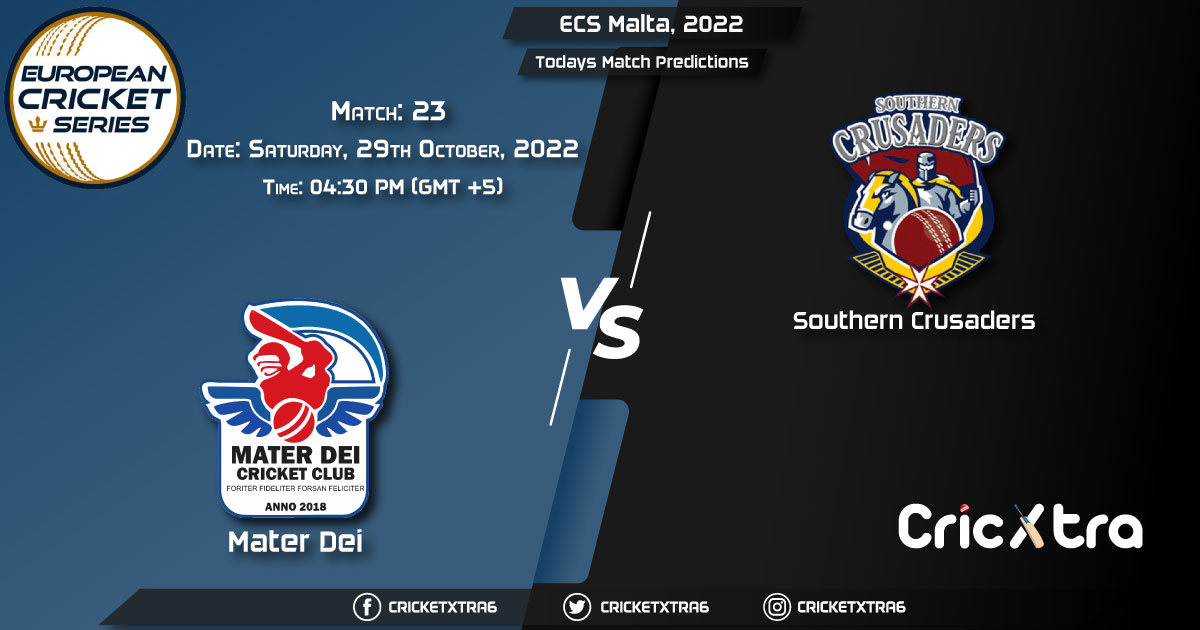 ECS Malta, 2022, MTD vs SOC 23rd Match Prediction, Fantasy Cricket Tips, Pitch Report and Injury Update