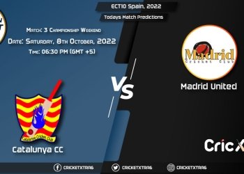 ECT10 Spain, 2022, CTL vs MAU Championship Weekend - Match 3 Prediction, Fantasy Cricket Tips, Pitch Report and Injury Update