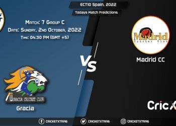 ECT10 Spain, 2022, GRA vs MAD Group C - Match 7 Prediction, Fantasy Cricket Tips, Pitch Report and Injury Update