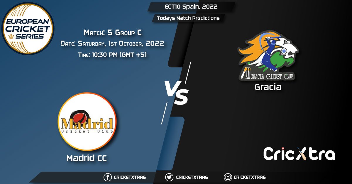 ECT10 Spain, 2022, MAD vs GRA Group C - Match 5 Prediction, Fantasy Cricket Tips, Pitch Report and Injury Update