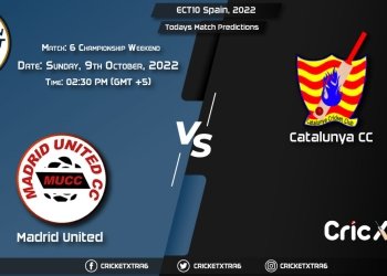 ECT10 Spain, 2022, MAU vs CTL Championship Weekend - Match 6 Prediction, Fantasy Cricket Tips, Pitch Report and Injury Update