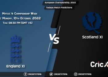 European Championship, 2022, ENG XI vs SCO XI Championship Week - Match 4 Prediction, Fantasy Cricket Tips, Pitch Report and Injury Update