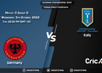 European Championship, 2022, GER vs ITA Group D - Match 11 Prediction, Fantasy Cricket Tips, Pitch Report and Injury Update