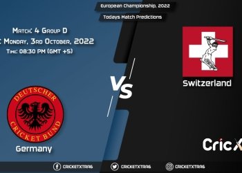 European Championship, 2022, GER vs SWI Group D - Match 4 Prediction, Fantasy Cricket Tips, Pitch Report and Injury Update