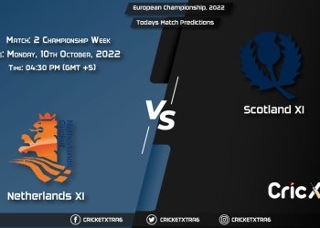 European Championship, 2022, NED-XI vs SCO-XI Championship Week - Match 2 Prediction, Fantasy Cricket Tips, Pitch Report and Injury Update