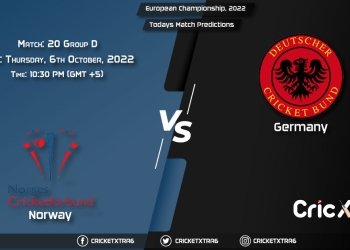 European Championship, 2022, NOR vs GER Group D - Match 20 Prediction, Fantasy Cricket Tips, Pitch Report and Injury Update