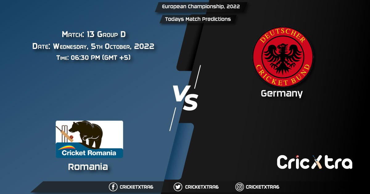 European Championship, 2022, ROM vs GER Group D - Match 13 Prediction, Fantasy Cricket Tips, Pitch Report and Injury Update