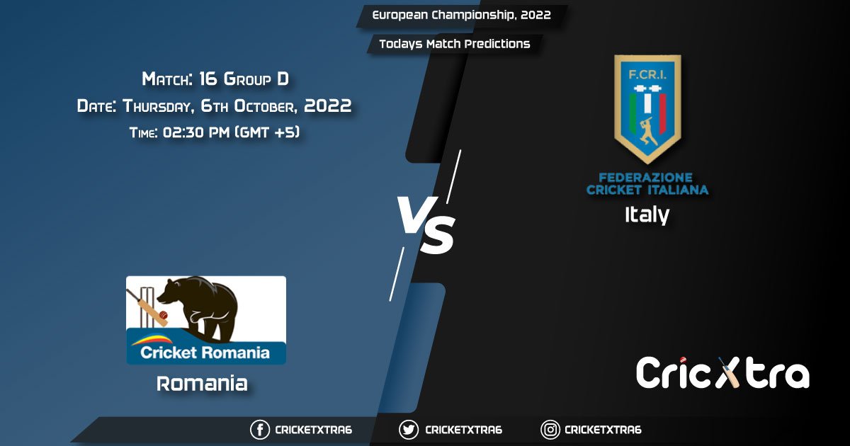 European Championship, 2022, ROM vs ITA Group D - Match 16 Prediction, Fantasy Cricket Tips, Pitch Report and Injury Update