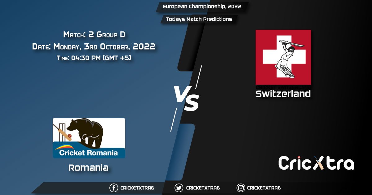 European Championship, 2022, ROM vs SUI Group D - Match 2 Prediction, Fantasy Cricket Tips, Pitch Report and Injury Update